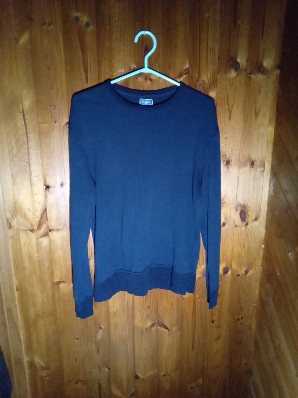 J. Crew Men's Black Crewneck Sweatshirt